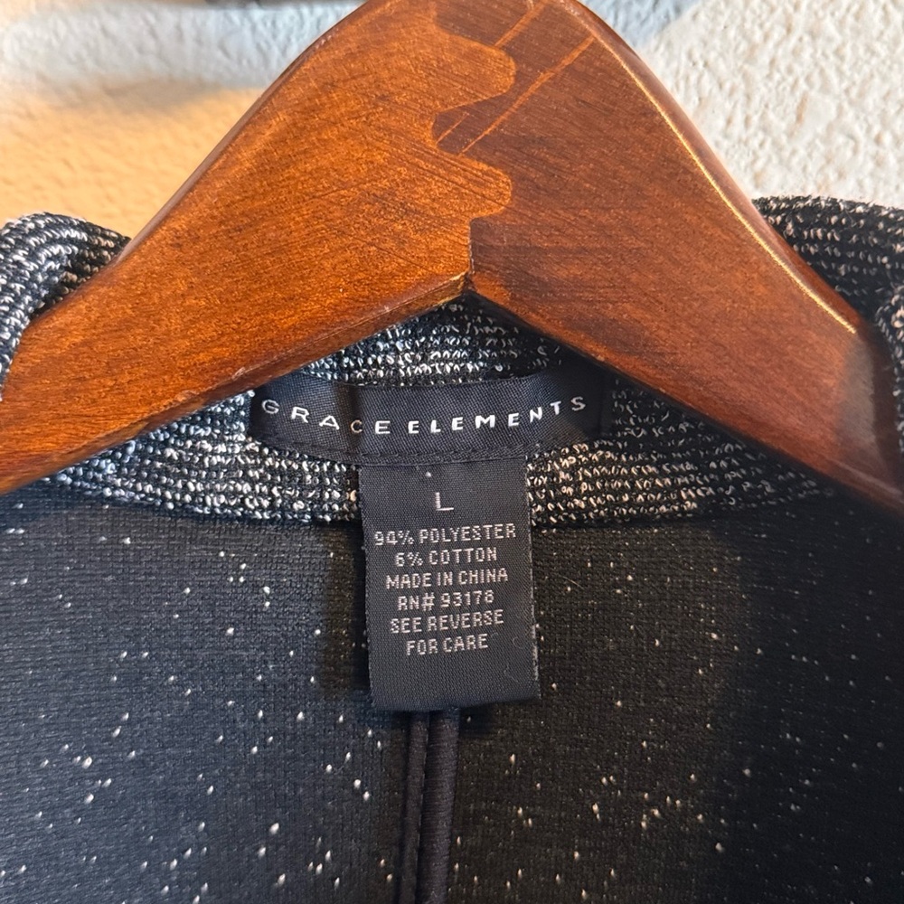 Grace Elements Blazer/Jacket With Waterfall-Like … - image 4